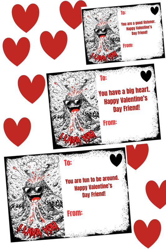 I Lava You Vday Card Template
