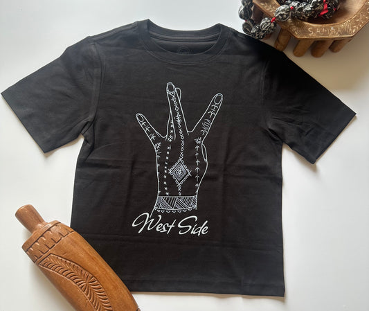 Kids West Side Black Tee