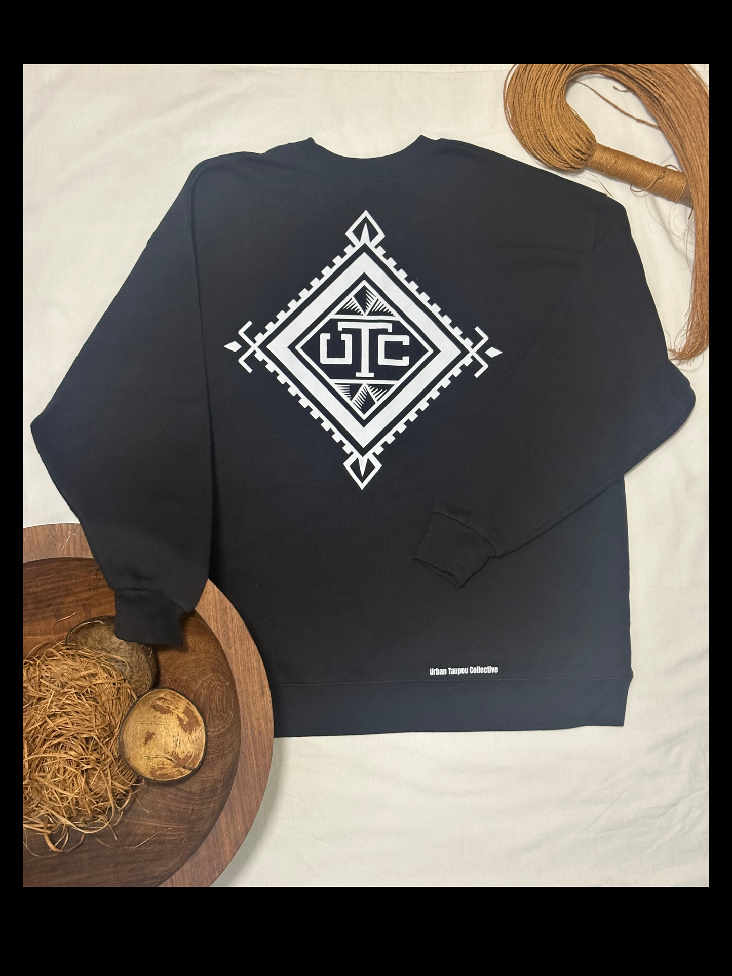 UTC Long Sleeve Black Crew Neck