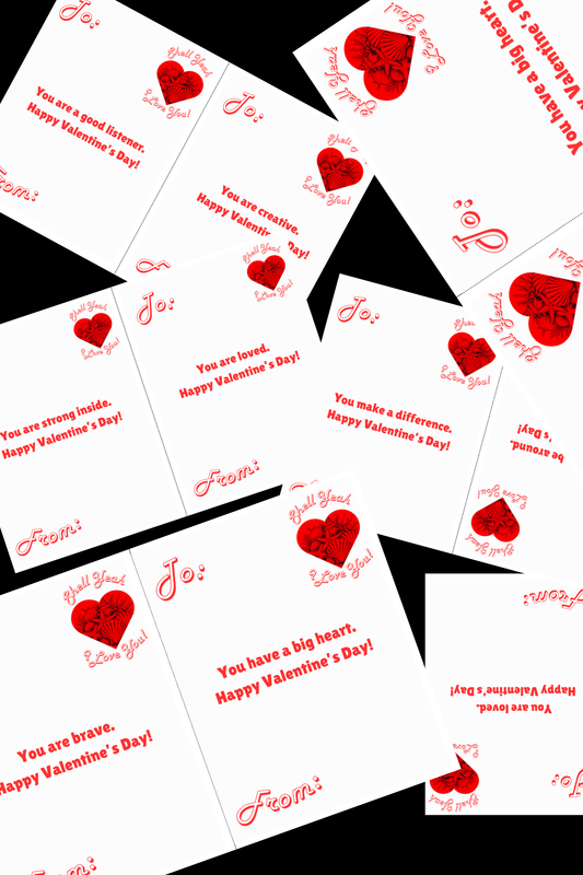 Shell Yeah I Love You! VDAY Card Template