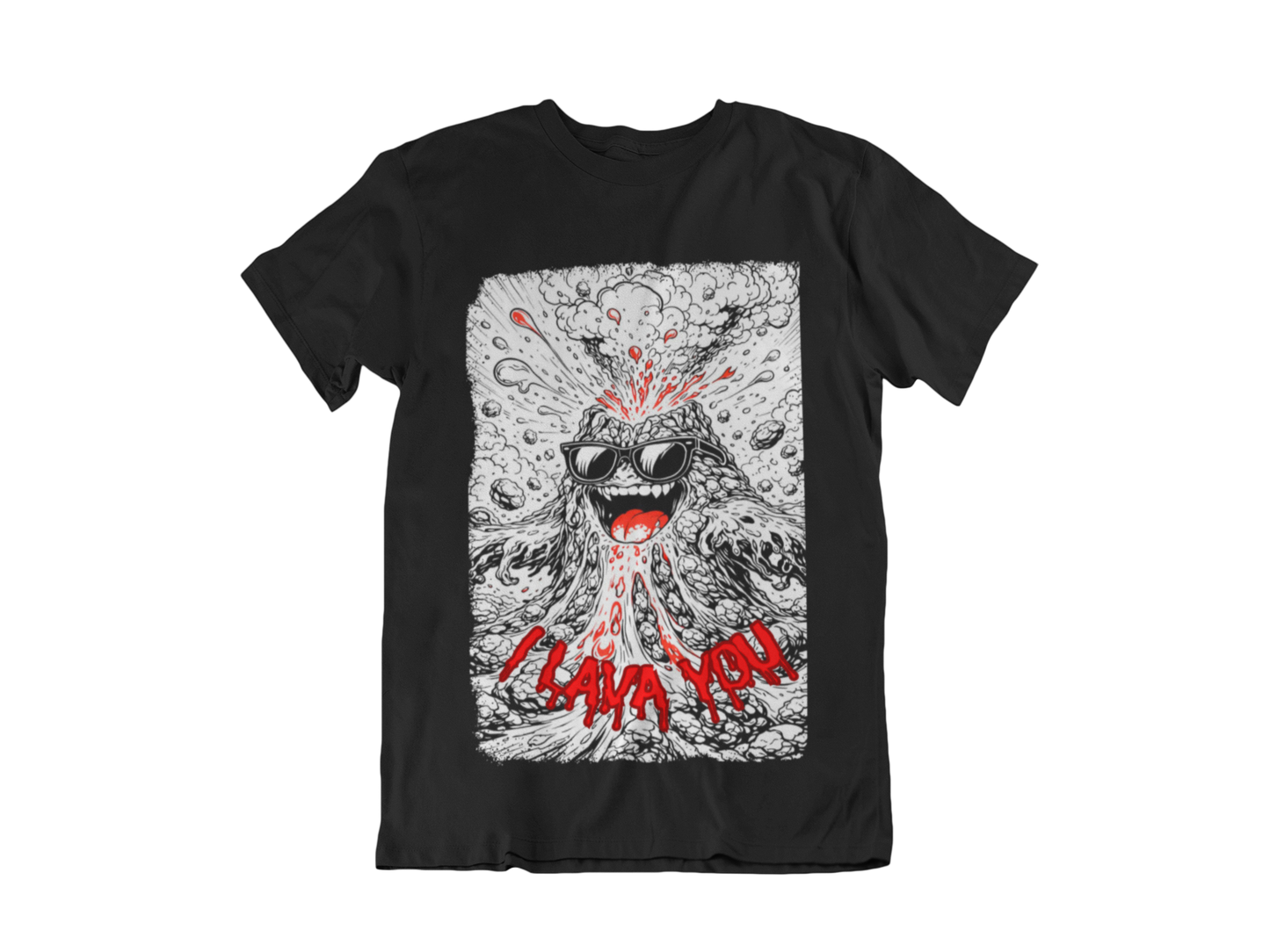 I Lava You Kids Black Tee