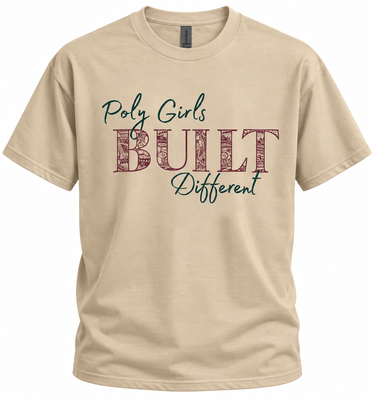 Poly Girls Built Different Adult TShirt