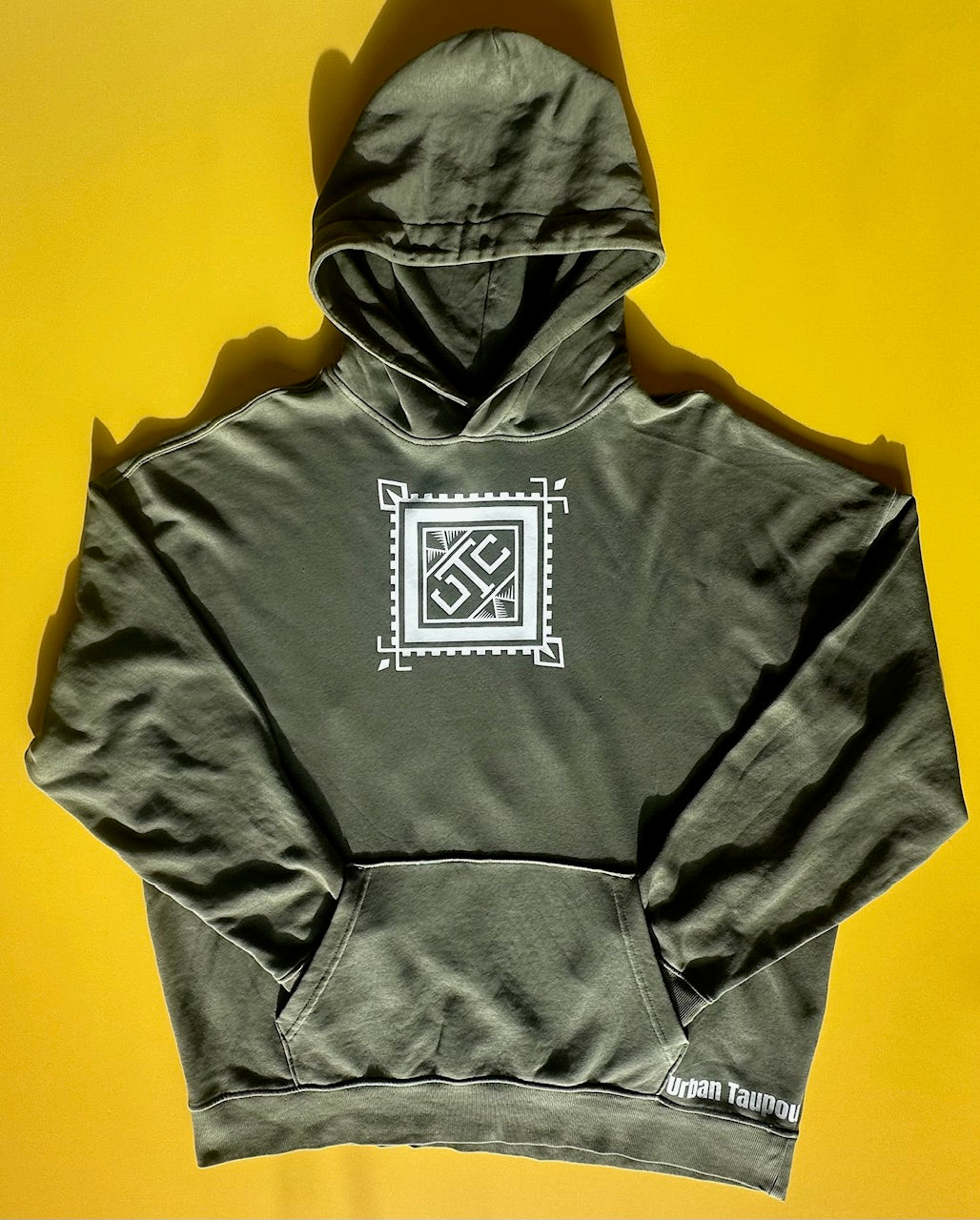 UTC Logo Olive Green Adult Hoodie