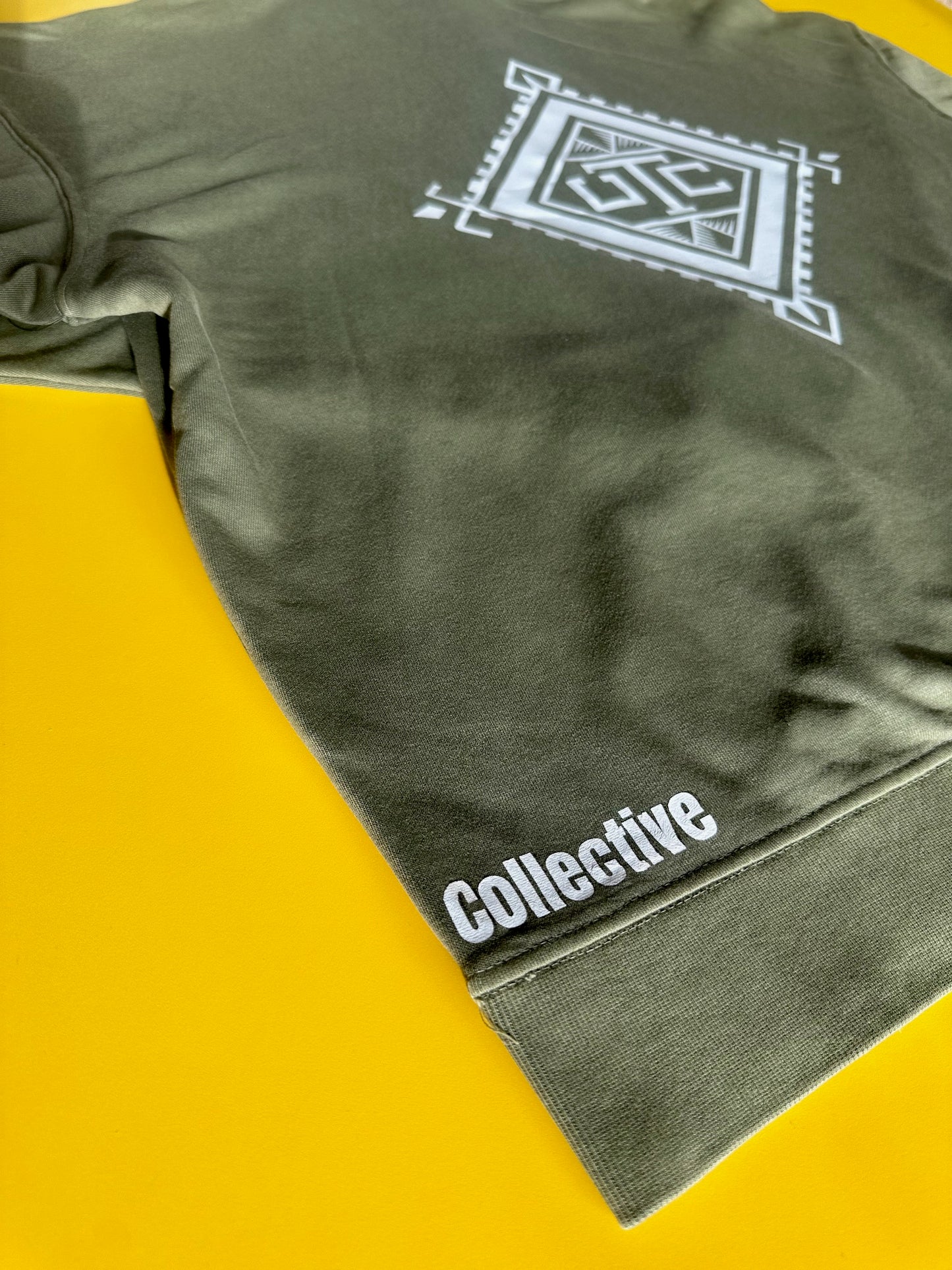 UTC Logo Olive Green Adult Hoodie