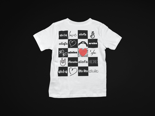 Alofa/Love Kids White Tee